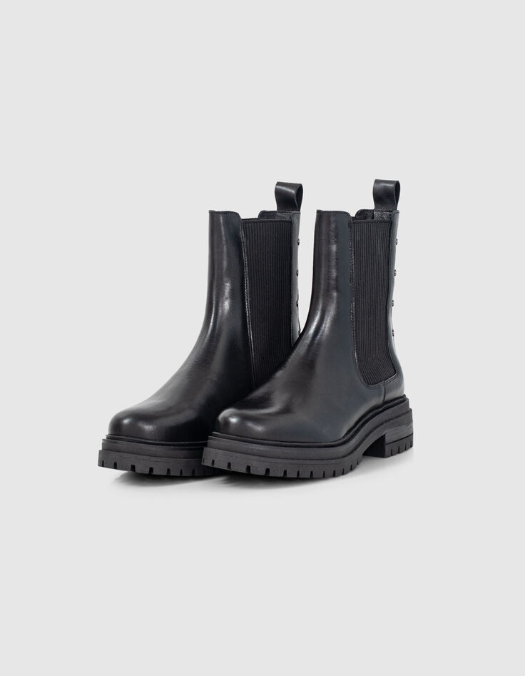 Chelsea boots noirs en cuir I.Code-5