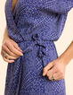 Robe marine imprimé patchwork graphique I.Code-5