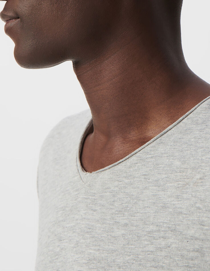 Herren-T-Shirt mit V-Ausschnitt L'Essentiel-4