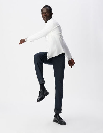 Marineblaue SLIM-Herrenjeans - IKKS