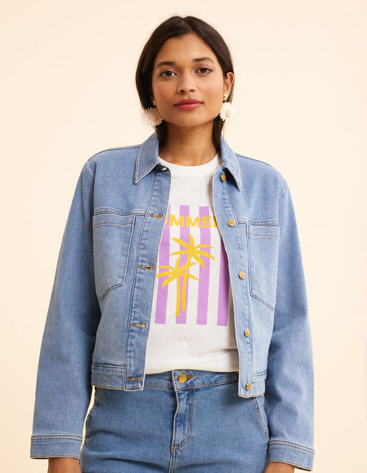 Blue denim jacket I.Code-3