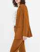 Veste de costume camel à dos plissé I.Code-2