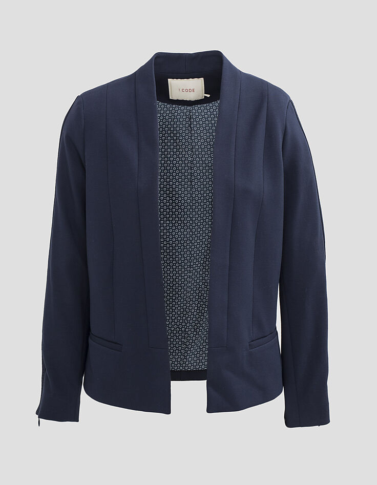 Veste de costume marine maille Milano I.Code-6