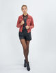 Rosenholzfarbene Cordsamtjacke I.Code-6
