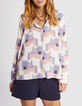 I.Code ecru shirt with cactus arty motif-2