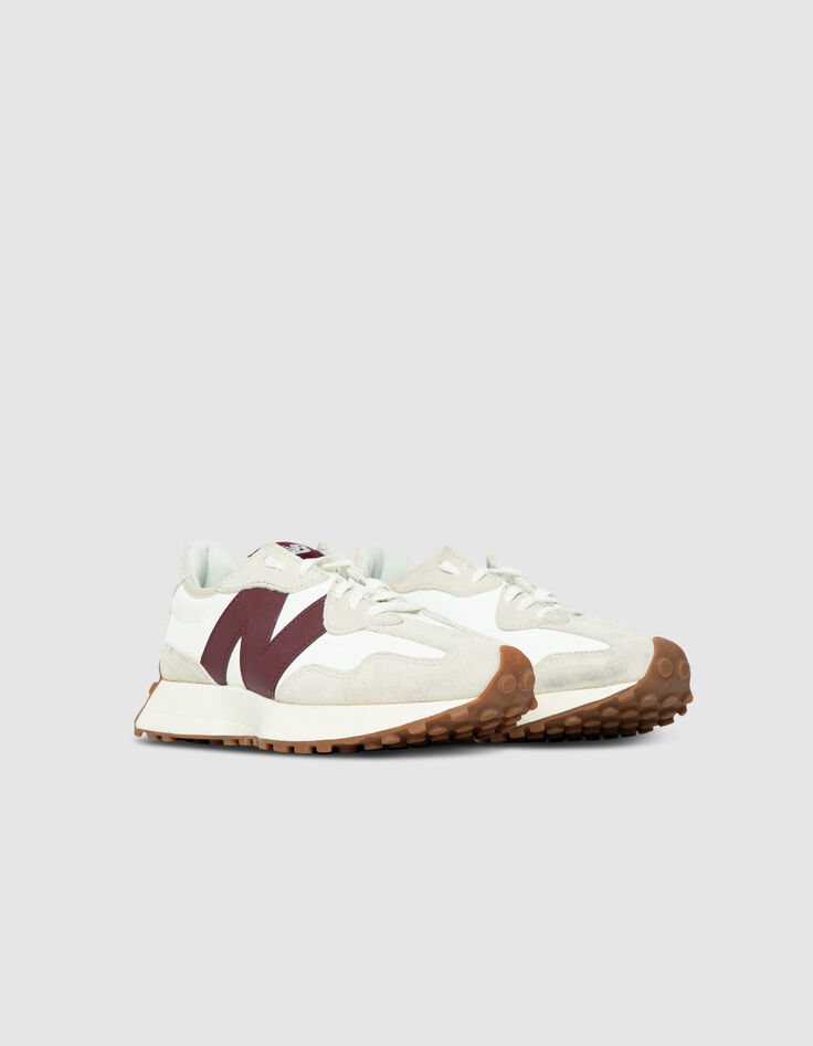 Bordeauxfarbene Sneakers NEW BALANCE 327 Damen-4