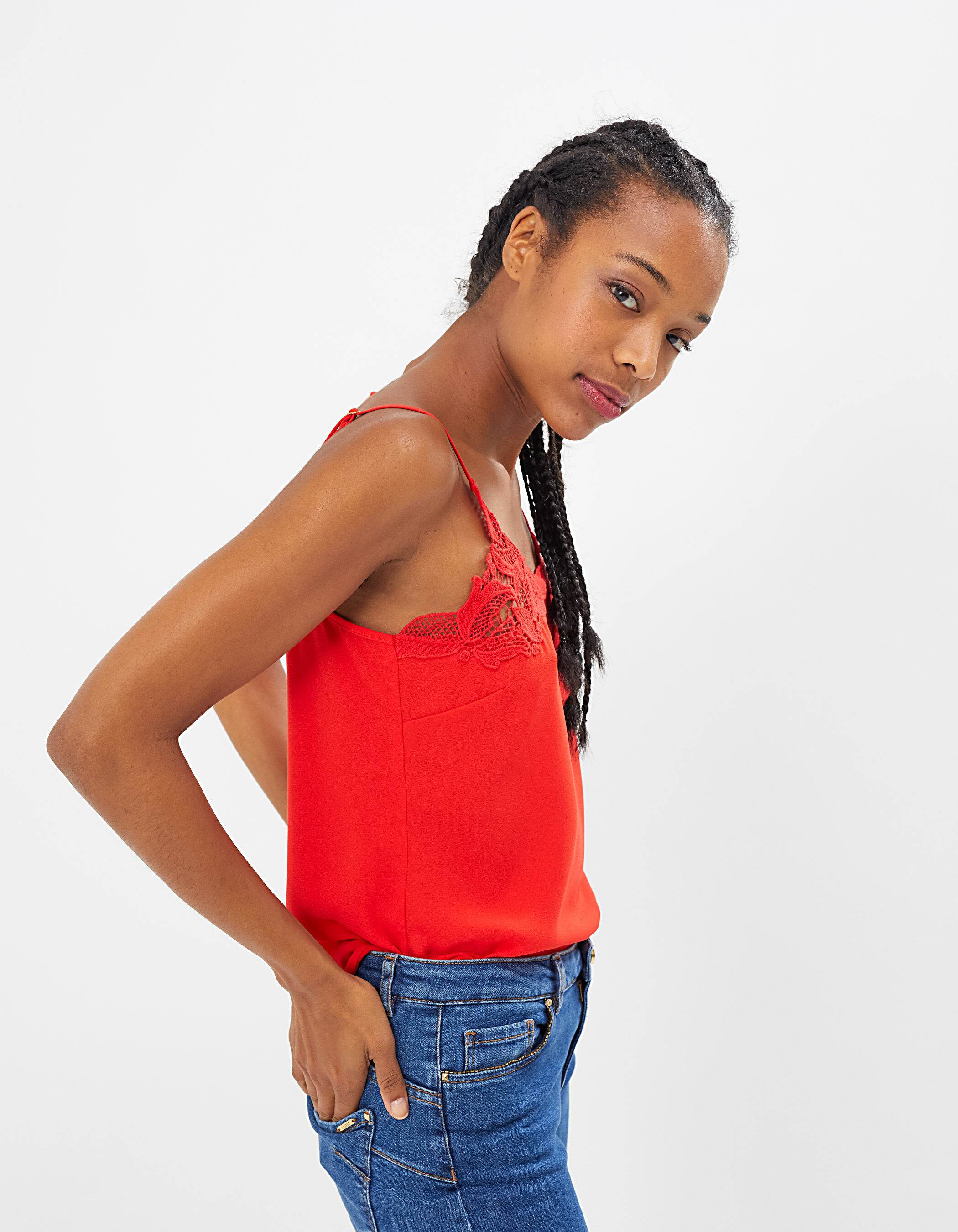 I.Code red lingerie top