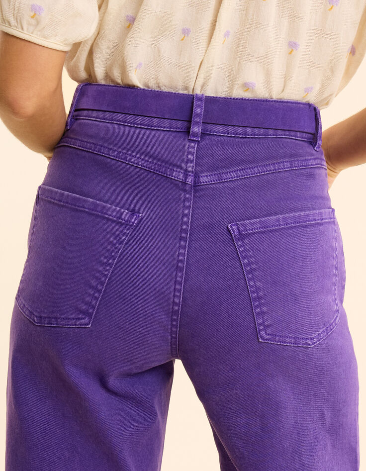Jean large violet I.Code-4