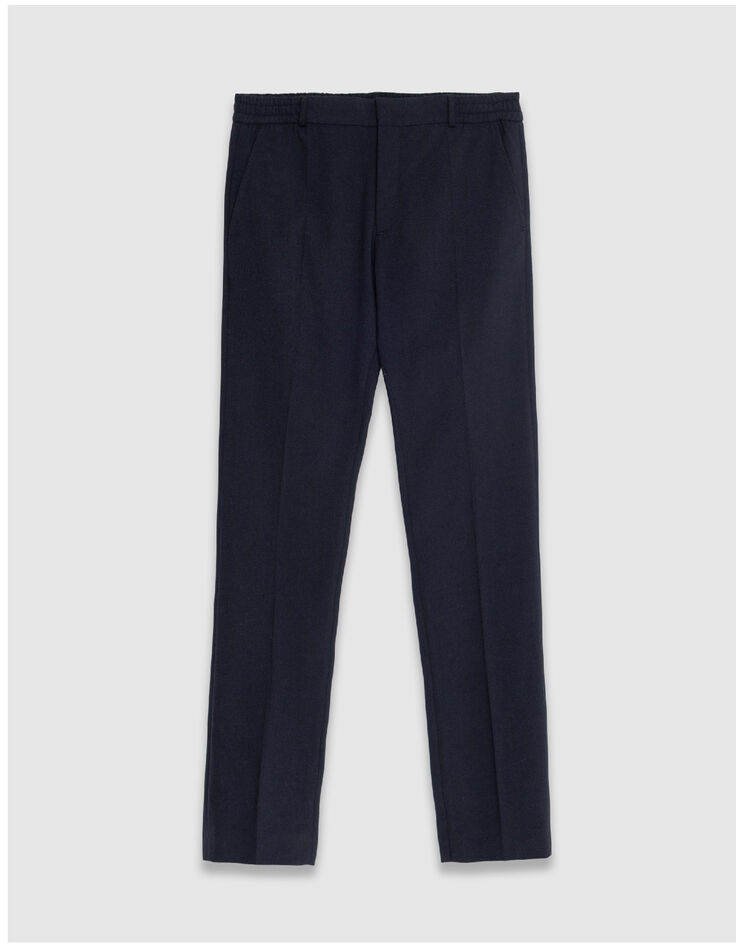 Herren slim navy elastischer Bund Jogpants-6