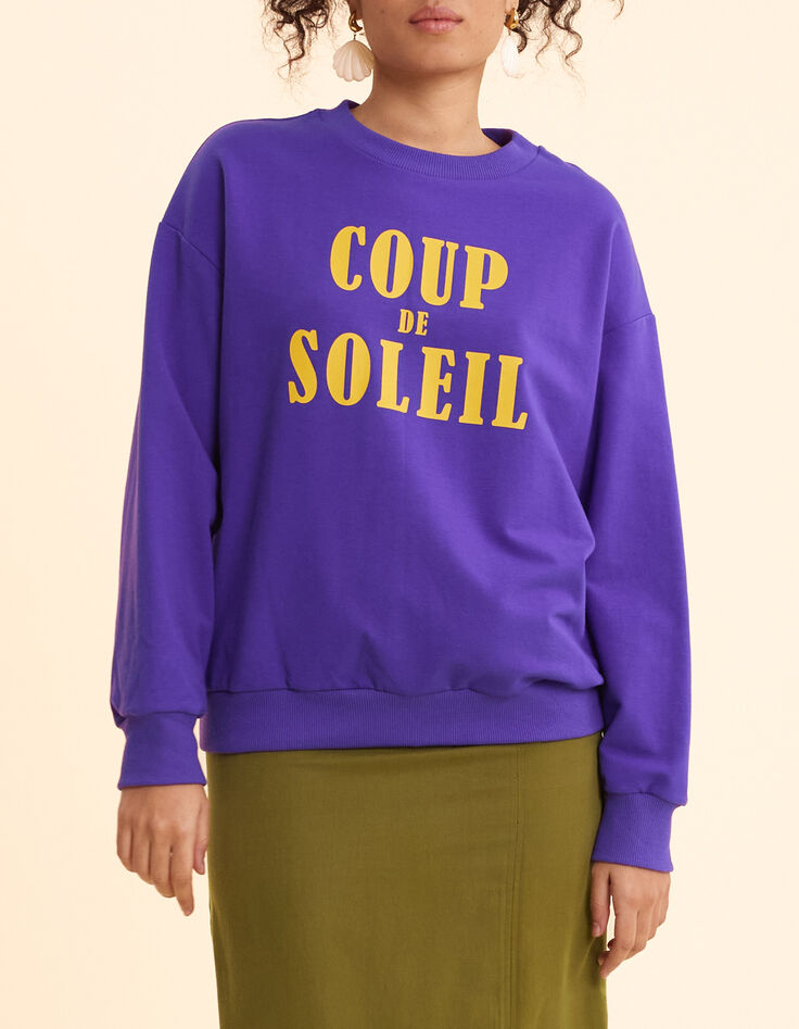 Sweat violet &agrave; message I.Code-2