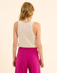 Goudbeige top fantasie ajourtricot I.Code-3