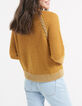 Cardigan mélèze tricot à torsades lurex I.Code-3