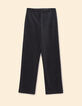 Pantalon de tailleur gris maille faux-uni I.Code-6