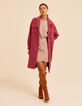Robe écrue imprimé fleurs indiennes roses I.Code-7