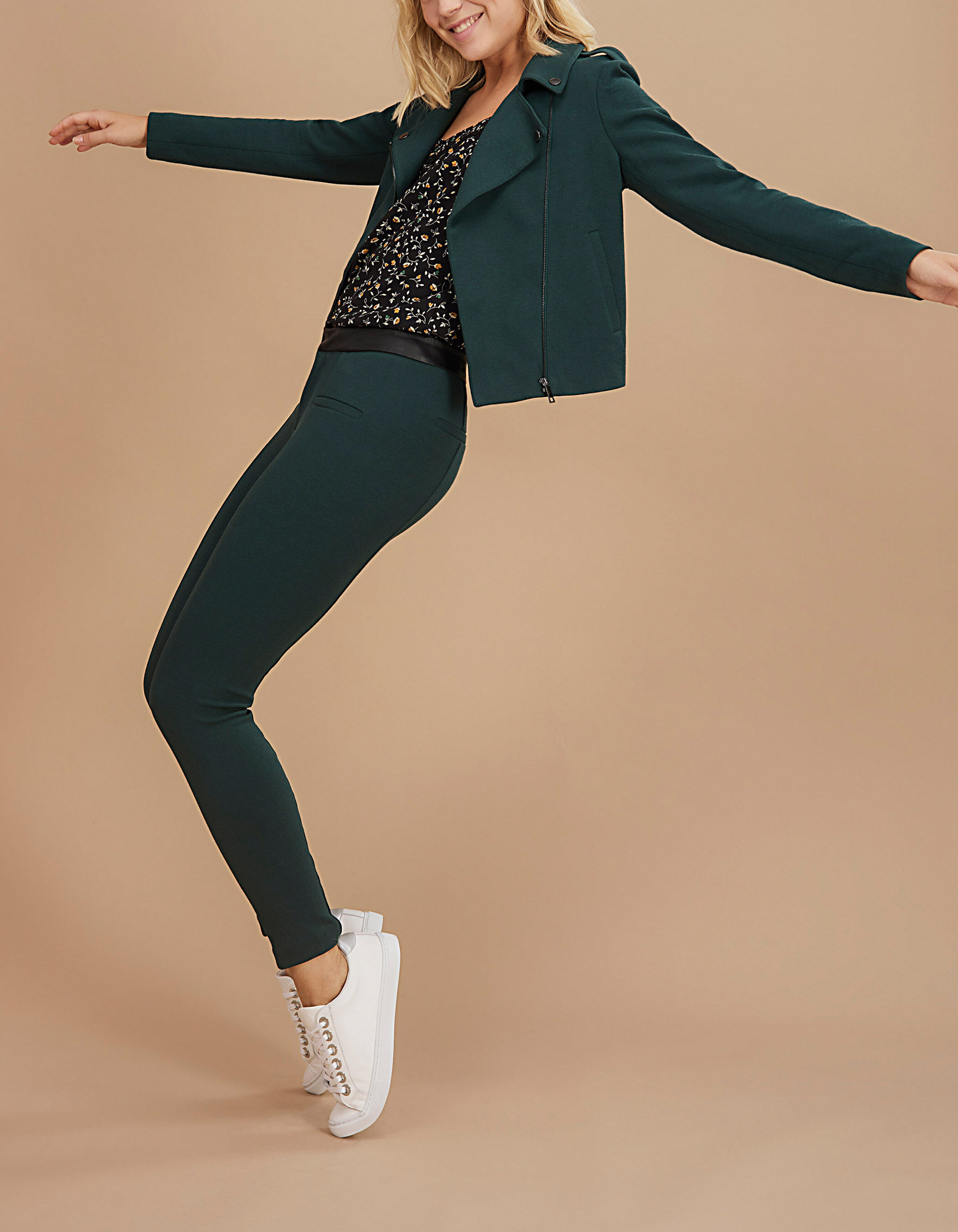 Pantalon cuir synthétique best sale