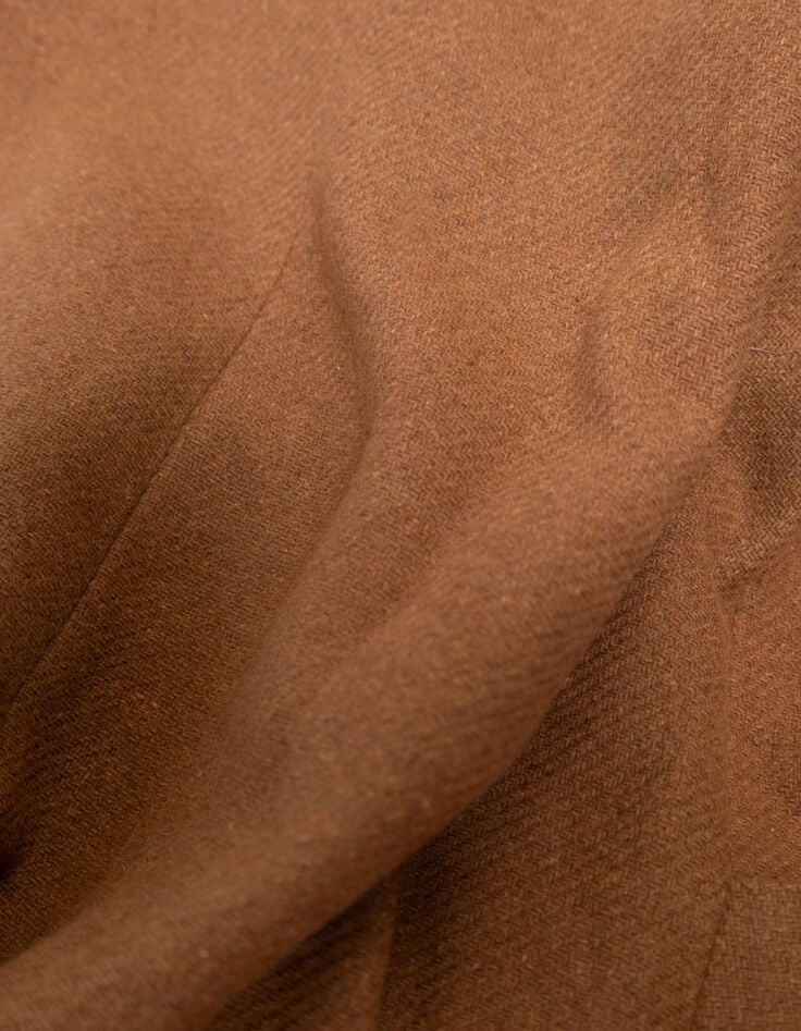 I.Code camel long coat-9