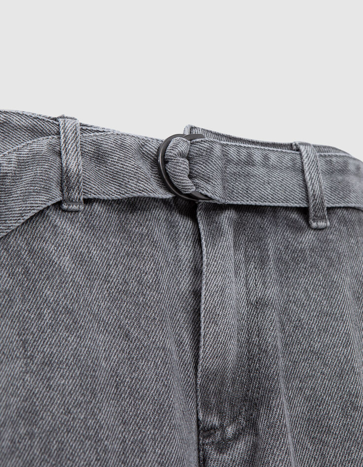 Graue Baggy-Damenjeans aus Lyocell&reg; im Crop-Schnitt-7