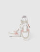 Sneakers hautes pink, blanc, beige I.Code-7
