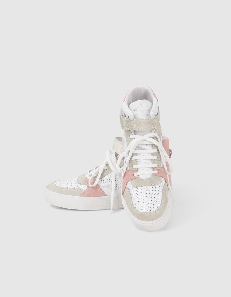 Sneakers hautes pink, blanc, beige I.Code-7 Sneakers hautes pink, blanc, beige I.Code-7