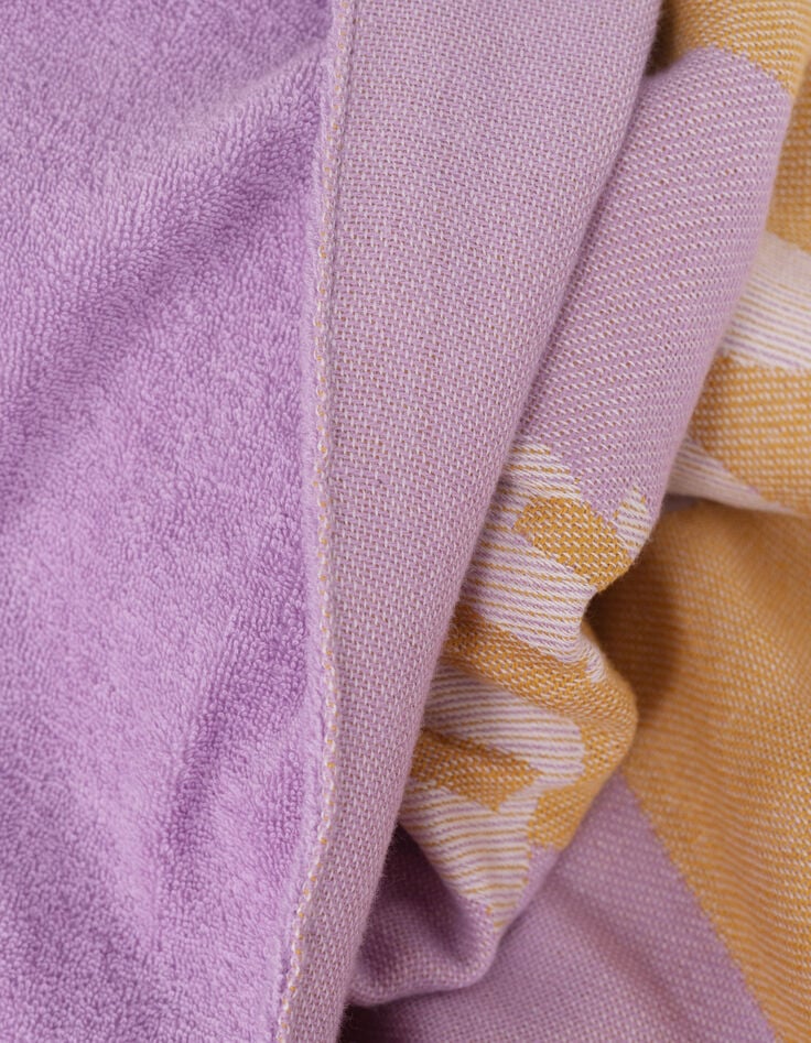 Foutah lilas et jaune I.Code-6 Foutah lilas et jaune I.Code-6