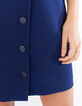 Robe tailleur indigo boutonnée I.Code-5