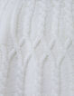 I.Code ecru cable knit sweater-9