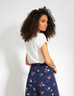 Tee-shirt blanc cassé Super Girl I.Code-3