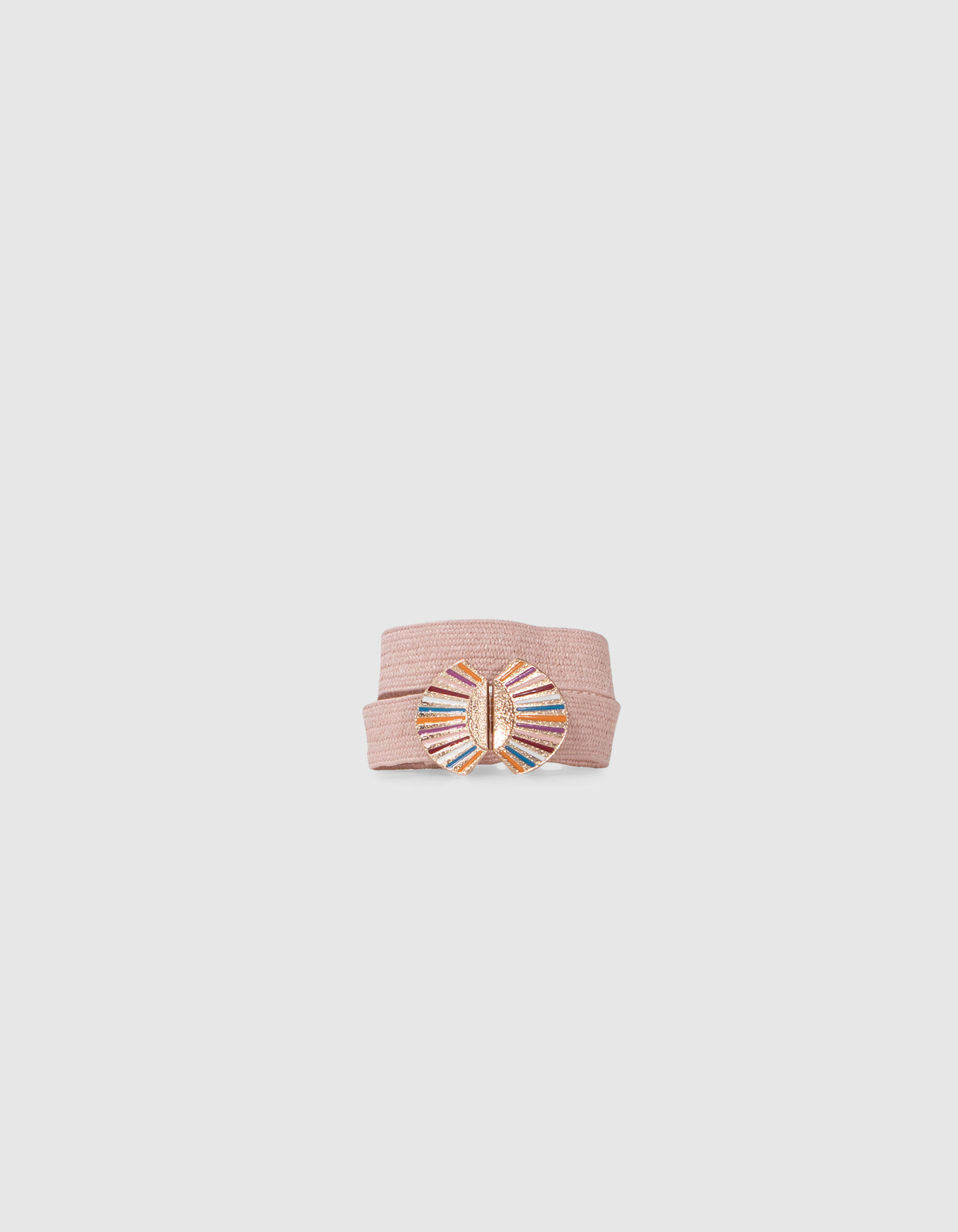 I.Code fresh pink elasticated dress belt