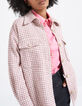 Malabar-roze hemdblouse met retroknopen I.Code-4