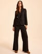 Zwarte blazer lurex strepenmotief I.Code-8 Zwarte blazer lurex strepenmotief I.Code-8