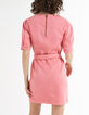 Robe en jean rose bonbon ceinturée I.Code-2