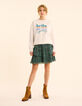 Sweat écru message multicolore I.Code-4