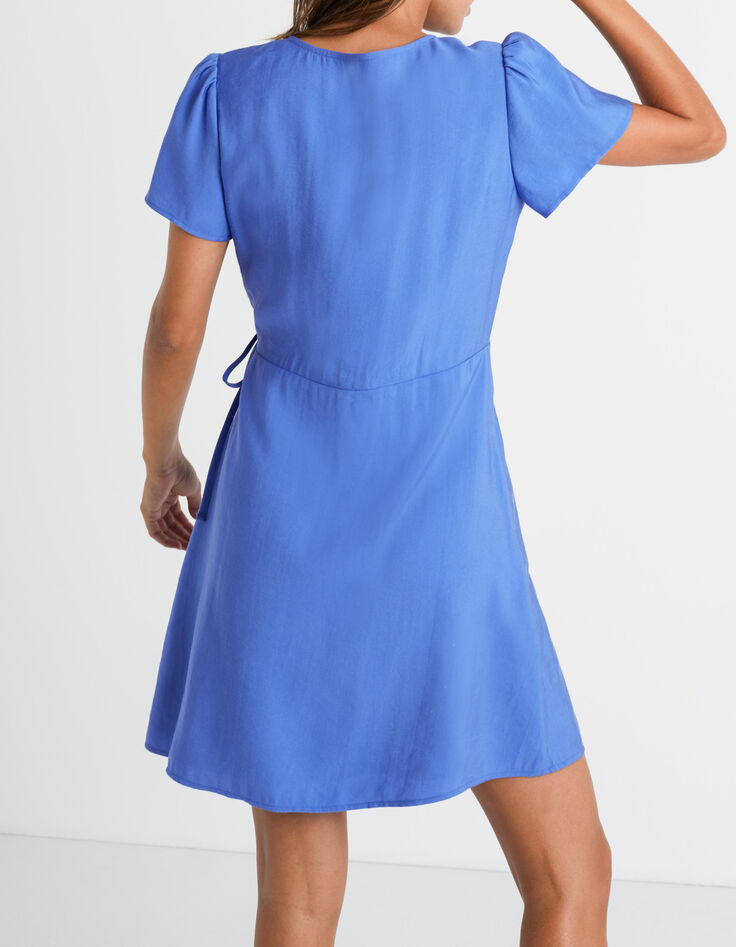 Robe cache-cœur blue flash I.Code-4