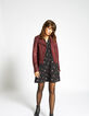 Vestido negro estampado floral I.Code-6