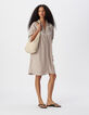 Hobo-Tasche beige geh&auml;kelt Damen-6