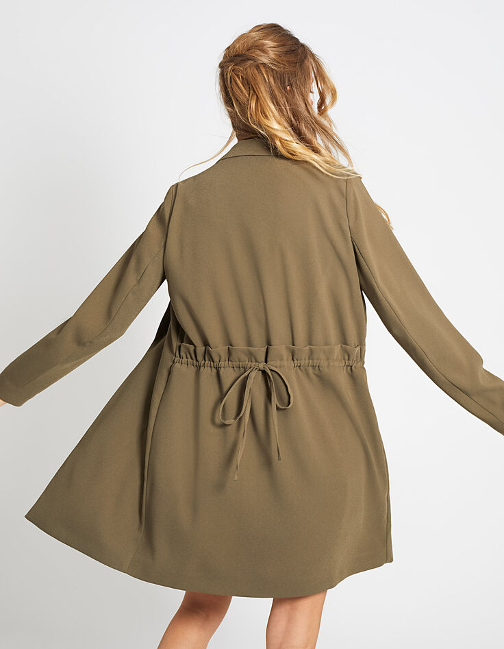 Trench kaki fluide I.Code-4