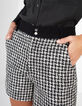 Shorts negros lana pata de gallo I.Code-2