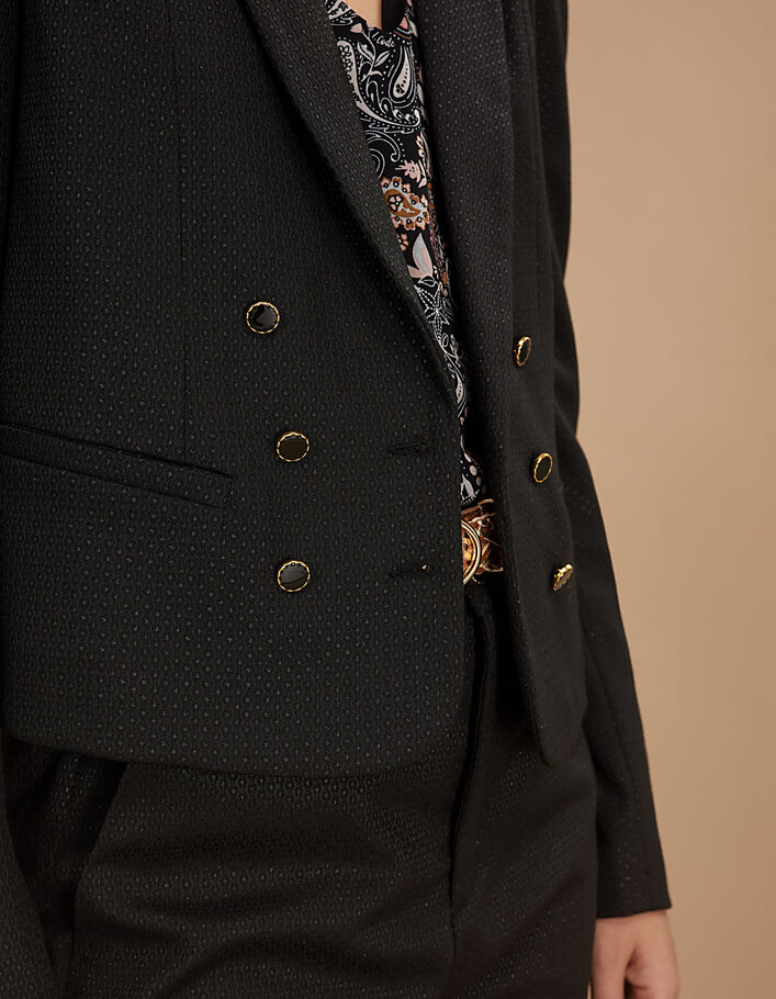 I.Code black short suit jacket - I.CODE