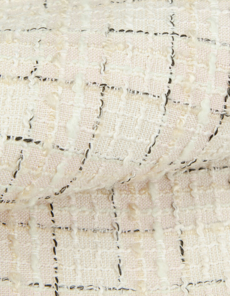 Rosa Tweedjacke in &Uuml;bergr&ouml;&szlig;e Damen-9