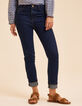 Dunkelblaue Slim-Jeans Carole I.Code-3
