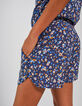I.Code navy tachist print playsuit-4