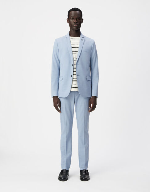 Hellblaue Anzughose aus Faux-Uni TRAVEL SUIT Herren - IKKS