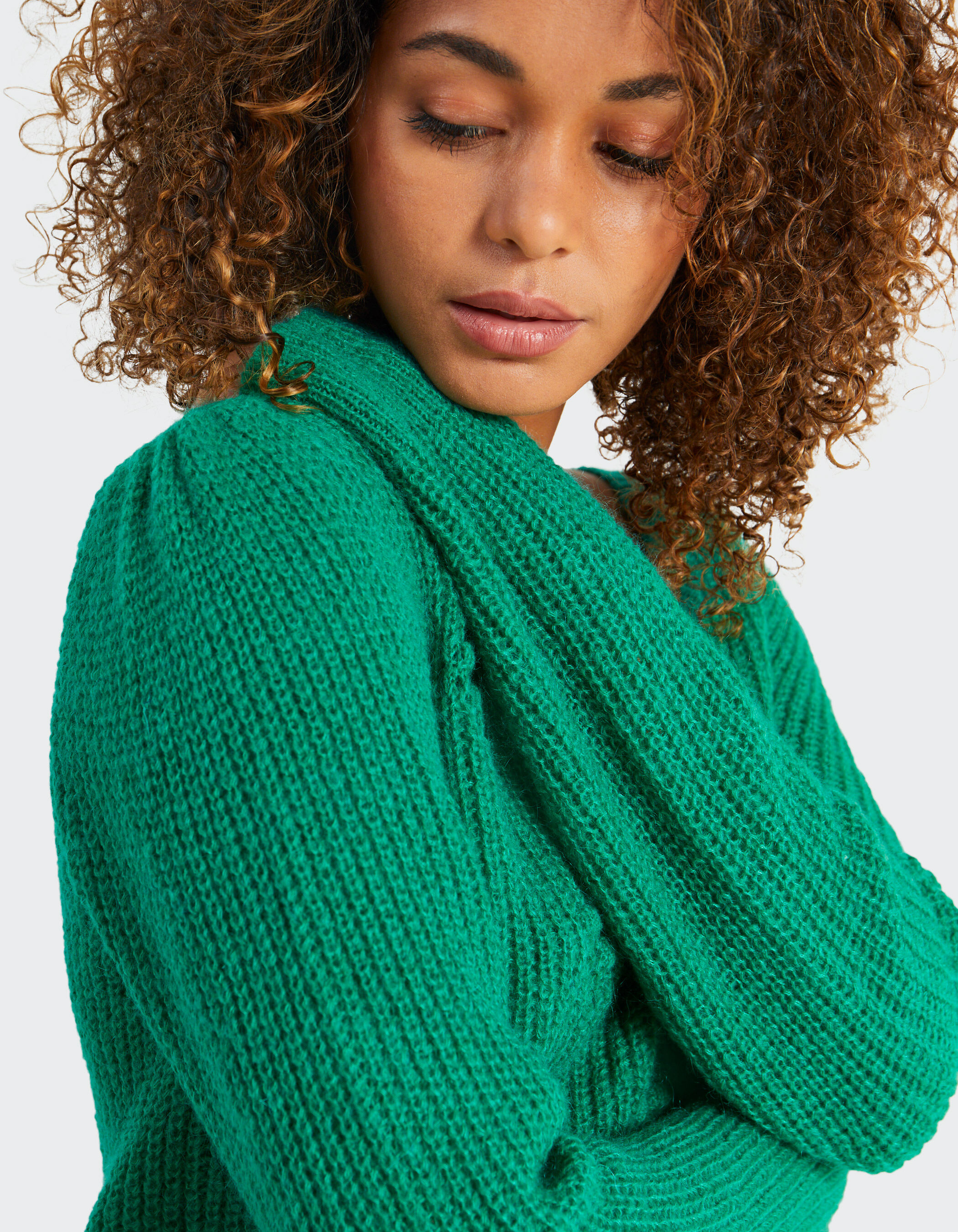 Lime green cheap knit sweater