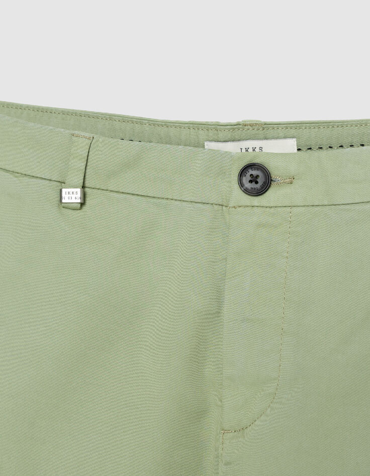 Gr&uuml;ne Slim-Fit-Chinohose f&uuml;r Herren-7