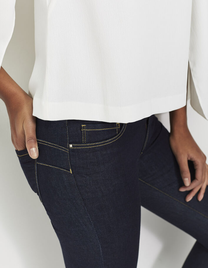 Raw denim, slim-fit jeans - I.CODE