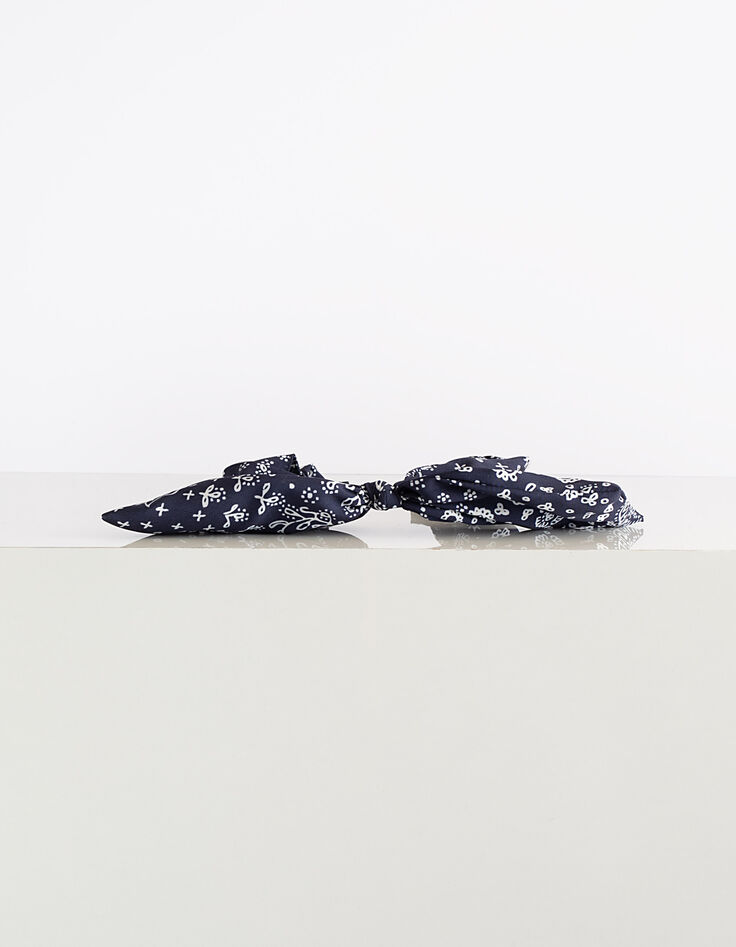 Serre-tête marine à imprimé foulard I.Code-2