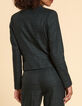 I.Code midnight green check  suit jacket-4
