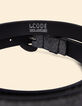 Ceinture noire pailletée boucle ronde I.Code-3