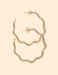 Boucles d'oreilles créoles crantées I.Code-4