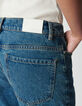 Blaue verk&uuml;rzte Boyfriend-Jeans Charlotte Damen-6